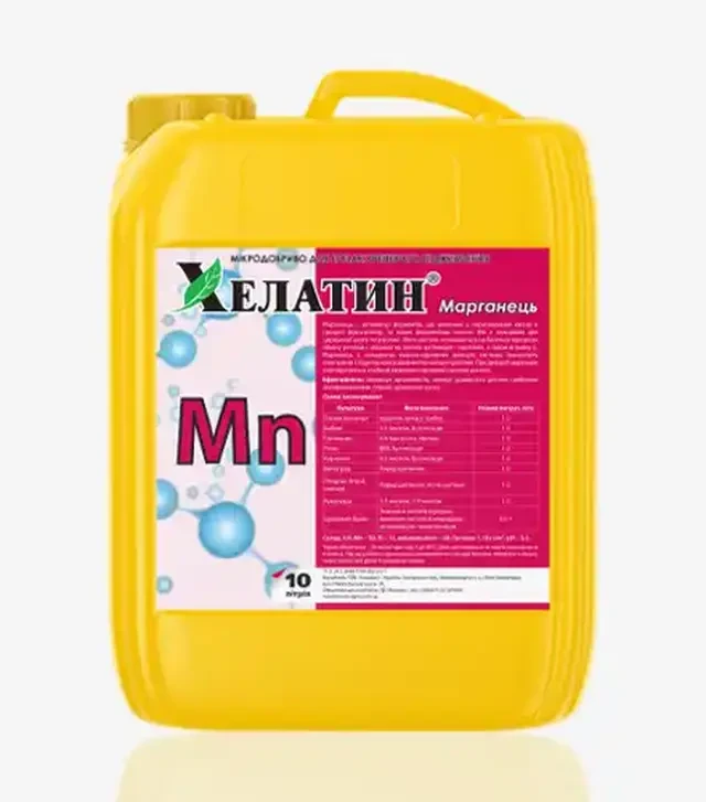 Микроудобрение Хелатин Марганец, 10 л (Kisson-agro)