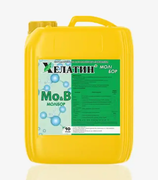 Микроудобрение Хелатин Моли-Бор, 10 л (Kisson-agro)