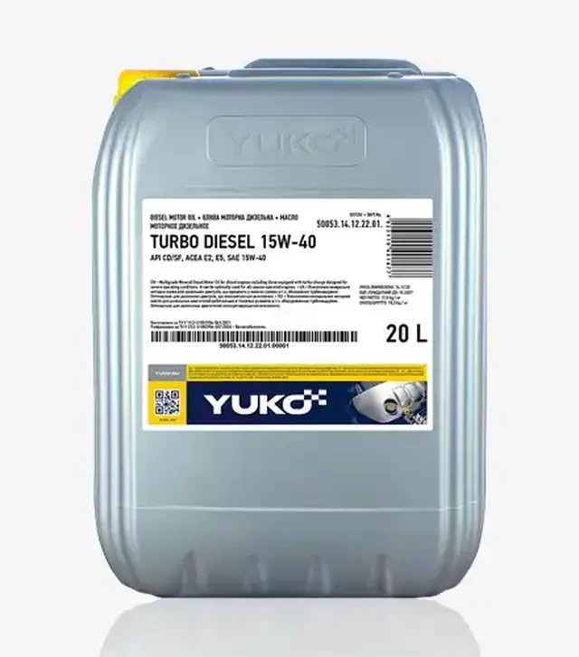 Моторное масло Yuko Turbo Diesel SAE 30, 20 л