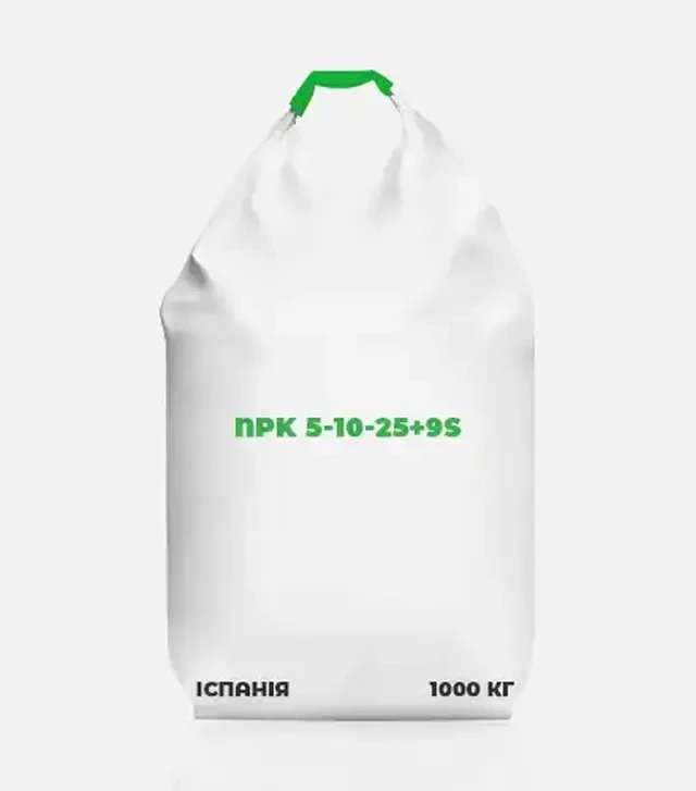 Добриво комплексне NPK 5-10-25+9S, 1 000 кг (Іспанія)