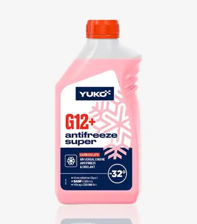 Антифриз Yuko -32 G12+ красный, 1 кг