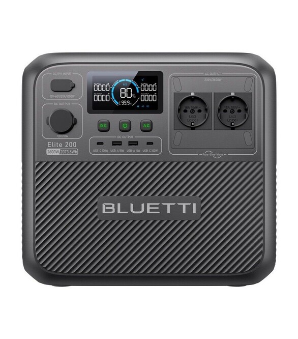 Зарядна станція BLUETTI Elite 200 V2, 2073.6 Вт*год, 576000 mAh, 2,6 кВт (PB931521)