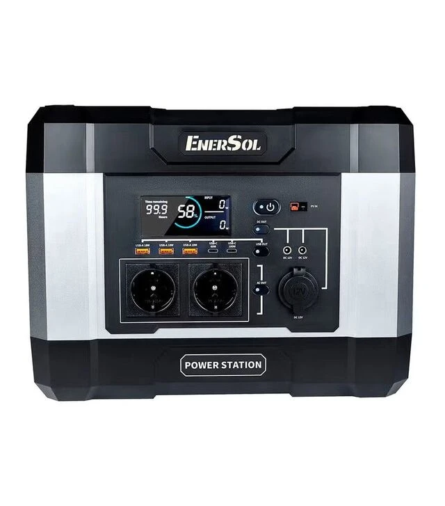 Зарядна станція EnerSol EPB-1000NF_A, 1000 Вт, 1030,4 Вт/год, 46 А*год