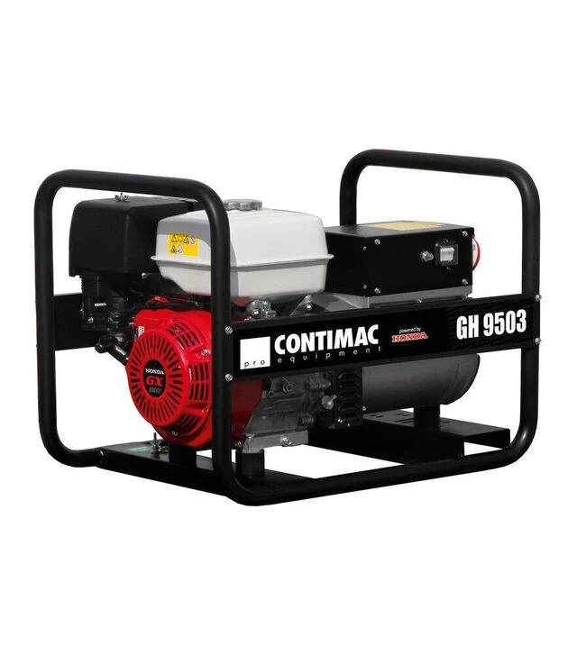 Генератор бензиновий CONTIMAC GH9503 4 кВт (230В), 5,12 кВт (400В), двигун HONDA GX390