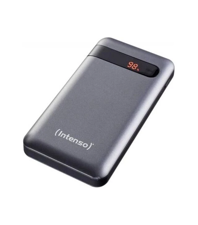 Універсальна мобільна батарея Intenso PD10000, 10000mAh, PD 18W, USB-C, USB-A, сіра (PB930388)