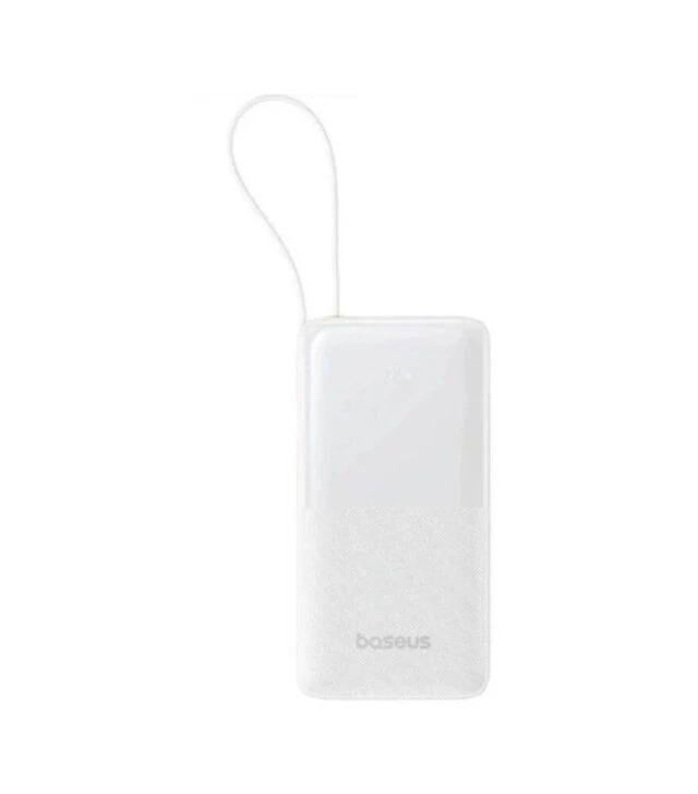 Универсальная мобильная батарея Baseus Bipow 2 Digital Display 10000 mAh, 20W, White (P10077101213-00)