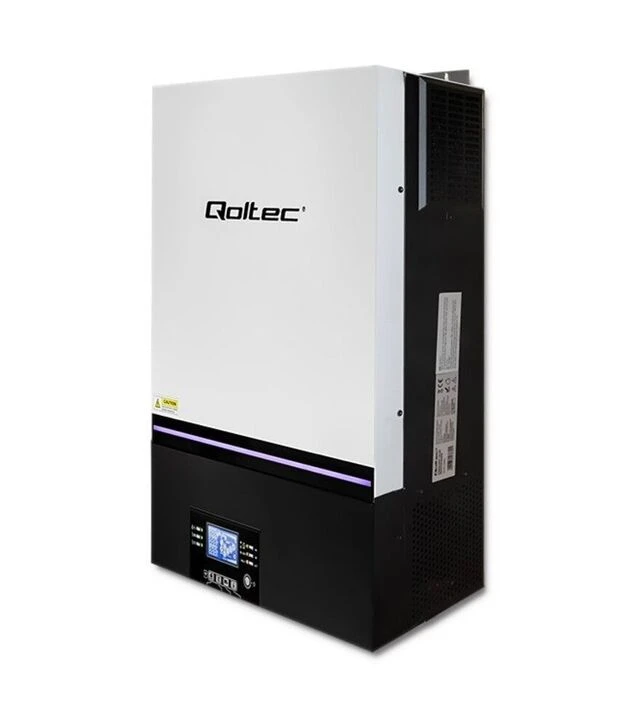 Инвертор гибридный Qoltec QLT-8, 8 кВт, 48 В, 120 A, 1 фаза, 2 MPPT, Parallel (QLT-8-53889)