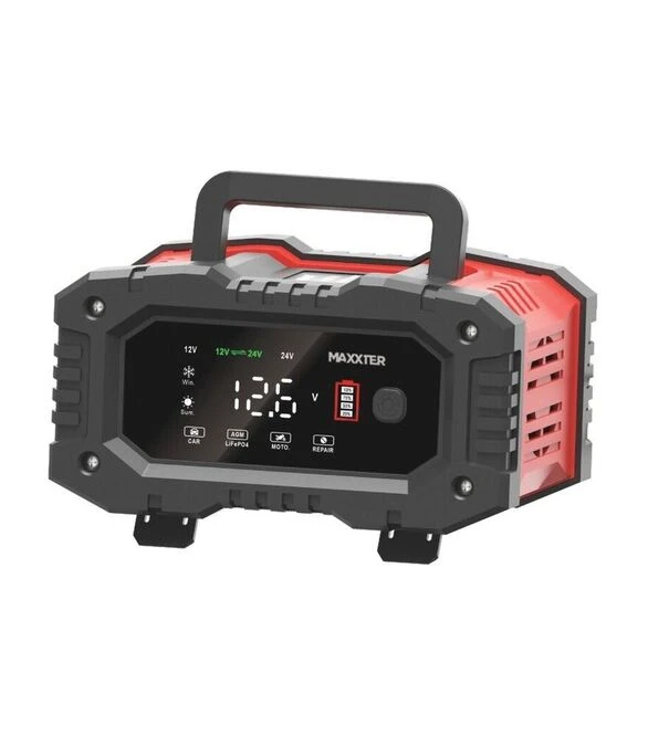Зарядний пристрій для АКБ Maxxter 12–24В, 20А (MX-CHR-1224V20P)