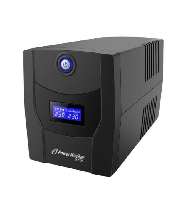Источник бесперебойного питания PowerWalker VI 1500 STL, 1500VA/900W, LCD, USB (10121076)