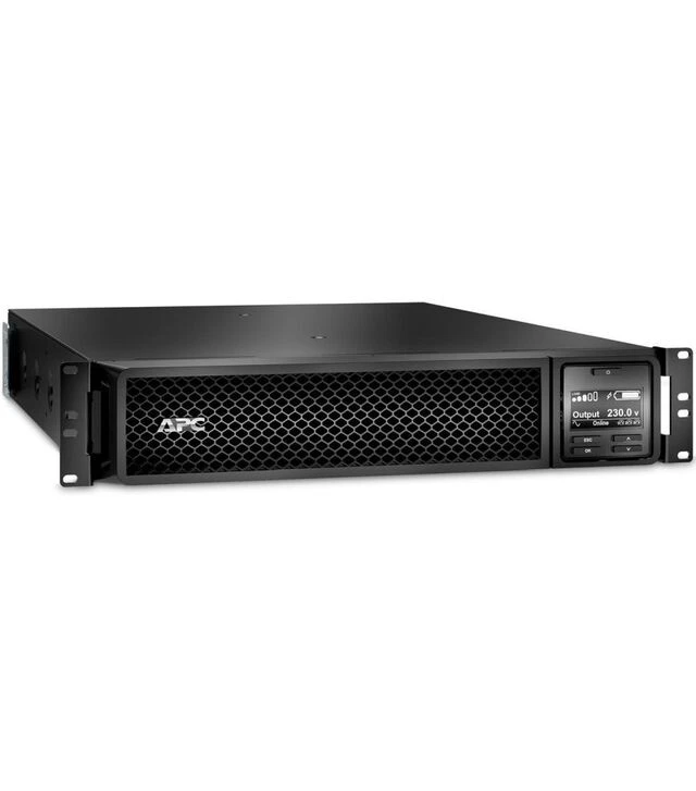 Джерело безперебійного живлення APC Smart-UPS Online 3000VA/2700W, RM 2U, LCD, USB, RS232, Network Card, 8xC13, 2xC19 (SRT3000RMXLI-NC)