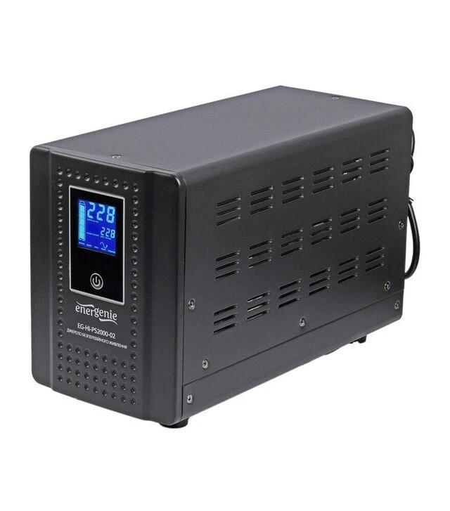 Источник бесперебойного питания EnerGenie 2000VA/1200W LCD (EG-HI-PS2000-02)
