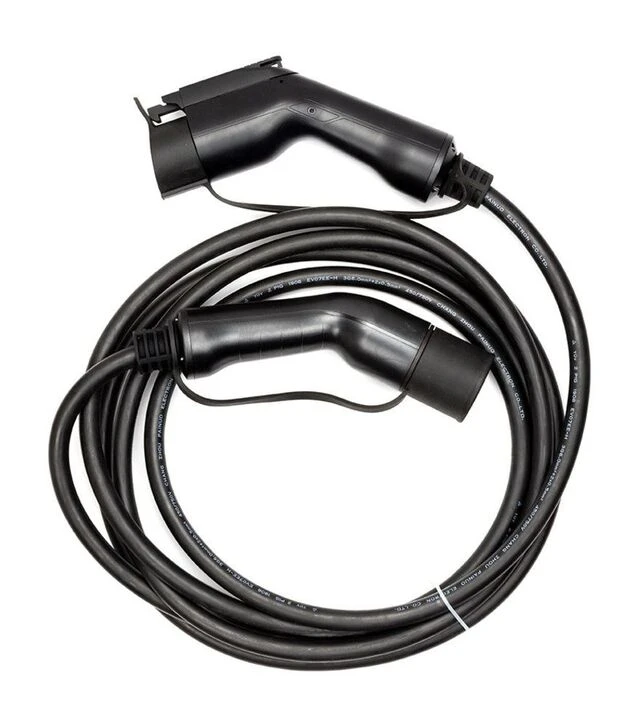 Зарядний кабель для електромобілів HiSmart Type 1 – Type 2, 7,2 кВт, 1 фаза, 5 м (EV200009)