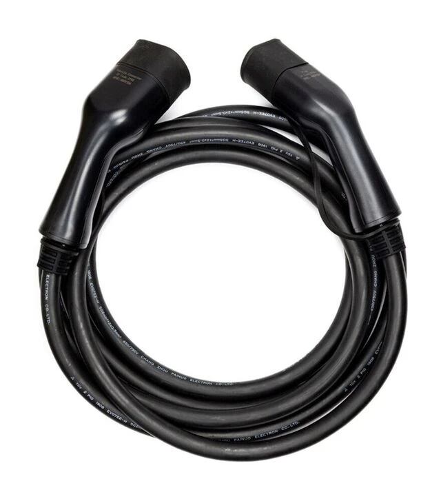 Зарядный кабель HiSmart Type 2 – Type 2, 22 кВт, 3 фазы, 5 м (EV200023)