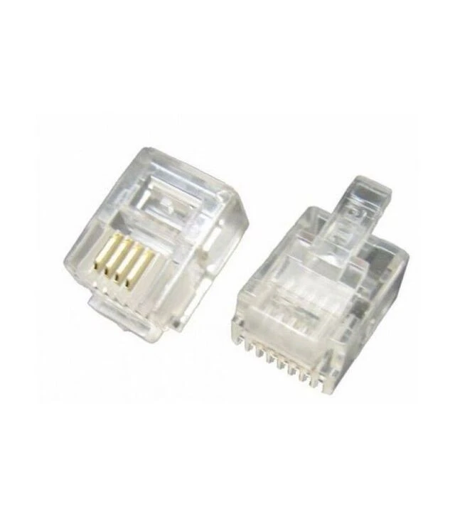 Конектор Ritar RJ-12, 6P4C, 100 шт (2775)