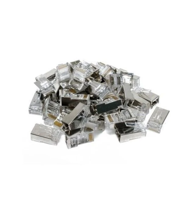 Конектор Patron RJ-45, Cat.5e, FTP, 8P8C, 40 шт (CON-RJ-45-8P8C-40-Э)