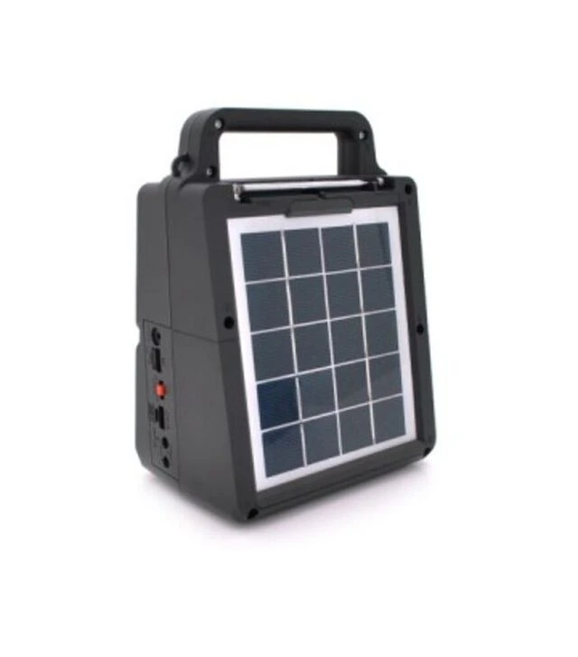 Фонарь переносной KENSA FP-05-W-S-L, Solar charging, 2 режима, черный (KENSA FP-05-W-S-L)