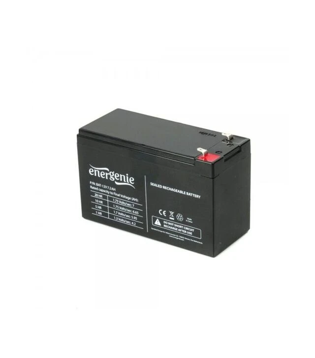 Аккумуляторная батарея EnerGenie AGM, 12 В, 7,2 A*ч (BAT-12V7.2AH)