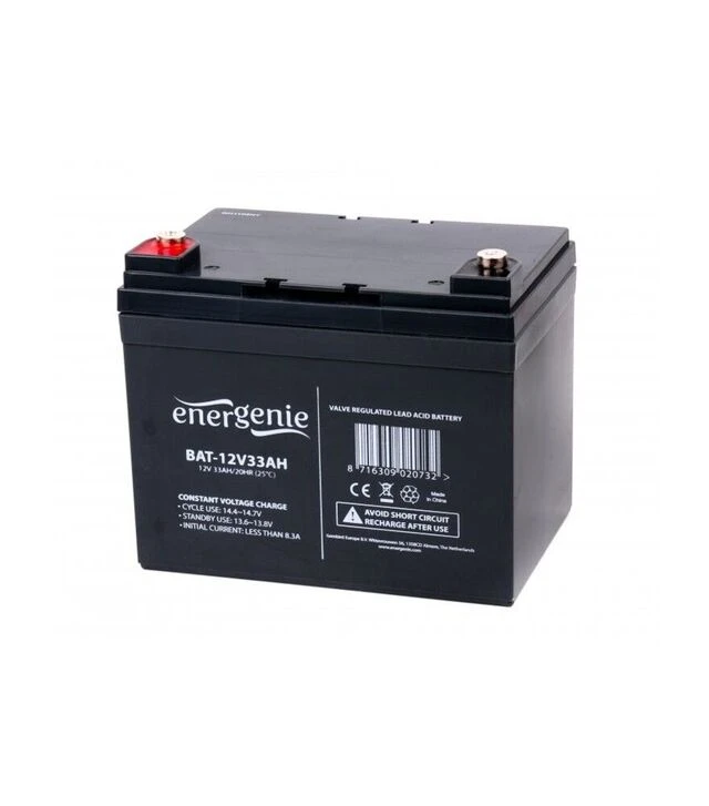 Аккумуляторная батарея EnerGenie AGM, 12 В, 33 A*ч (BAT-12V33AH)