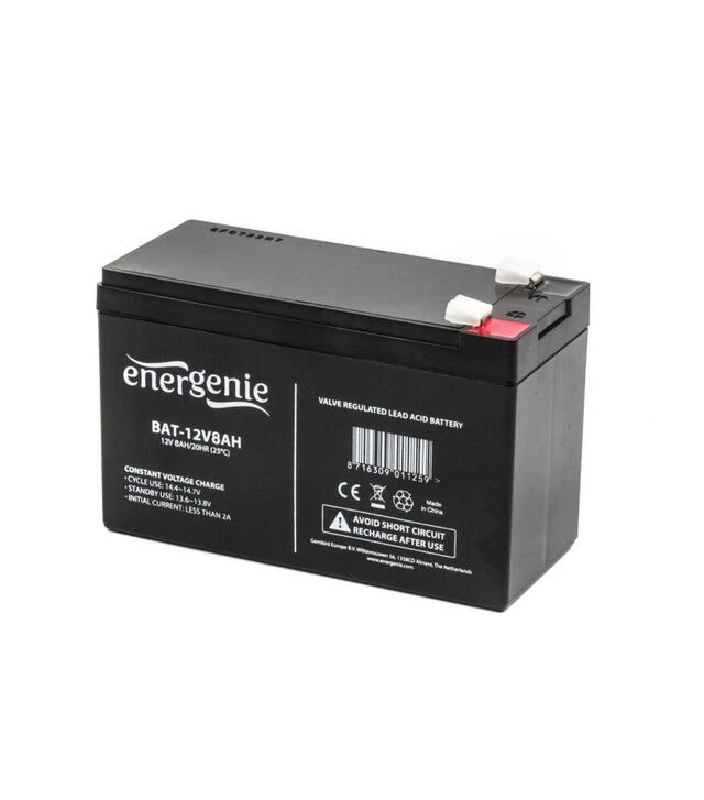 Аккумуляторная батарея EnerGenie AGM, 12 В, 8 A*ч (BAT-12V8AH)