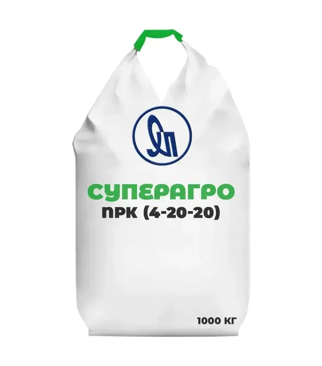 Добриво комплексне Суперагро NPК (4-20-20), 1 000 кг (Сумихімпром)