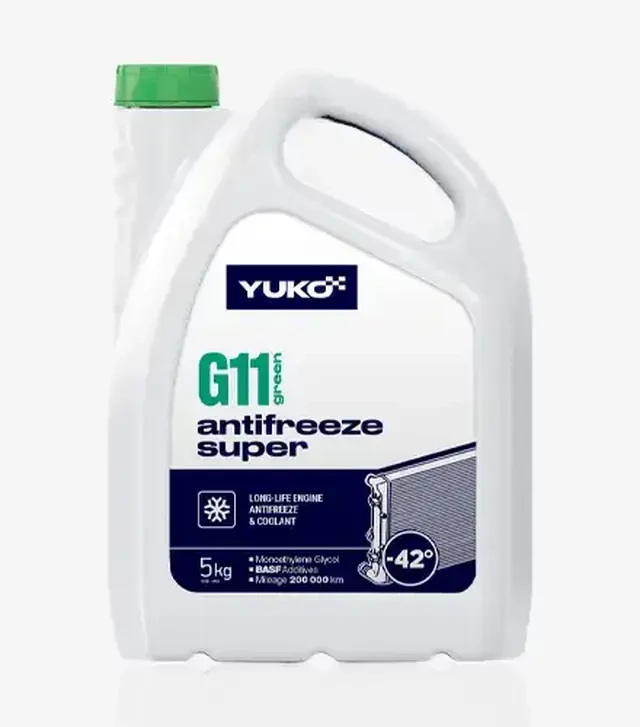 Антифриз Yuko-40 Super G11 зеленый, 5 кг