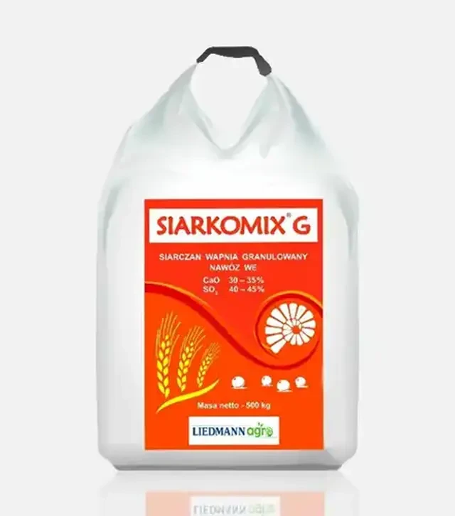Мікродобриво Сульфат кальцію гранульований CaO 30-35%, SO3 40-45%, 500 кг (Siarkomix)