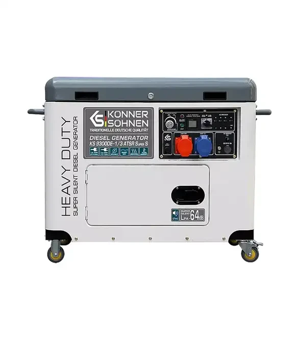 Генератор дизельный Konner&Sohnen KS 9300DE-1/3 ATSR, 6 кВт