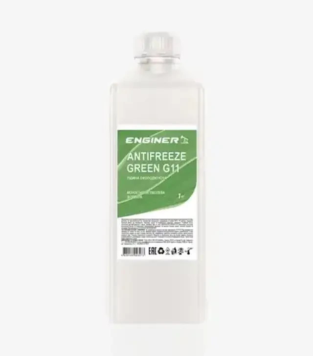Антифриз Enginer G11 зелений, 1 л