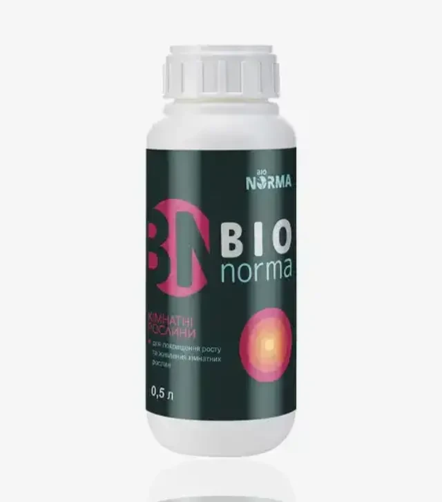Біодобриво Кімнатні рослини (рідина), 0,5 л (BioNorma)