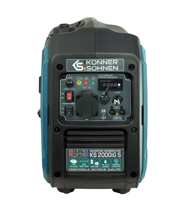 Генератор инверторный комбинированный Konner&Sohnen KS 2000iG S, 1,8 кВт