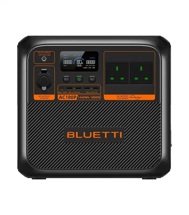 Зарядна станція Bluetti AC180P, 1,8 кВт