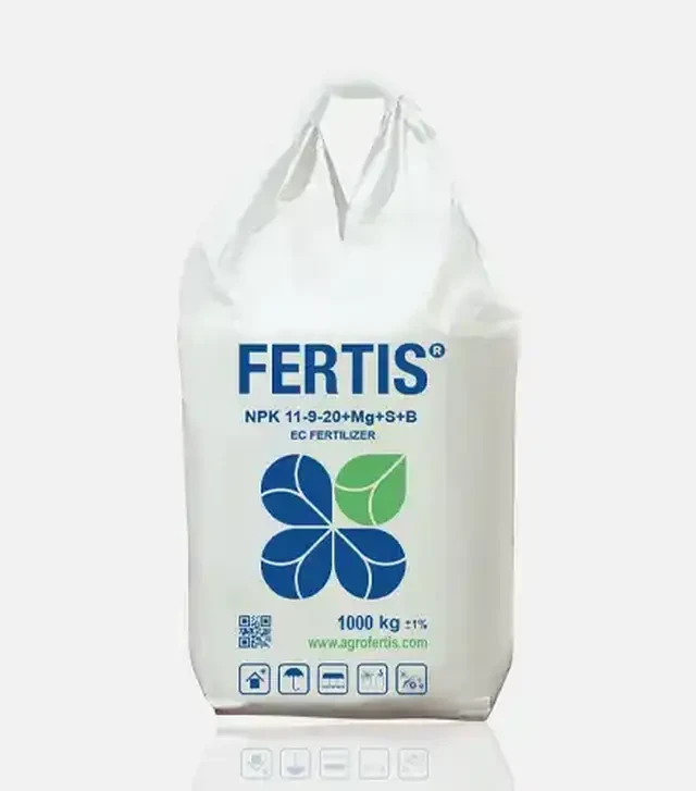 Удобрение комплексное Fertis NPK 11-9-20+S+Mg+ME (бесхлорное, SOP) (Фертис), 1 000 кг