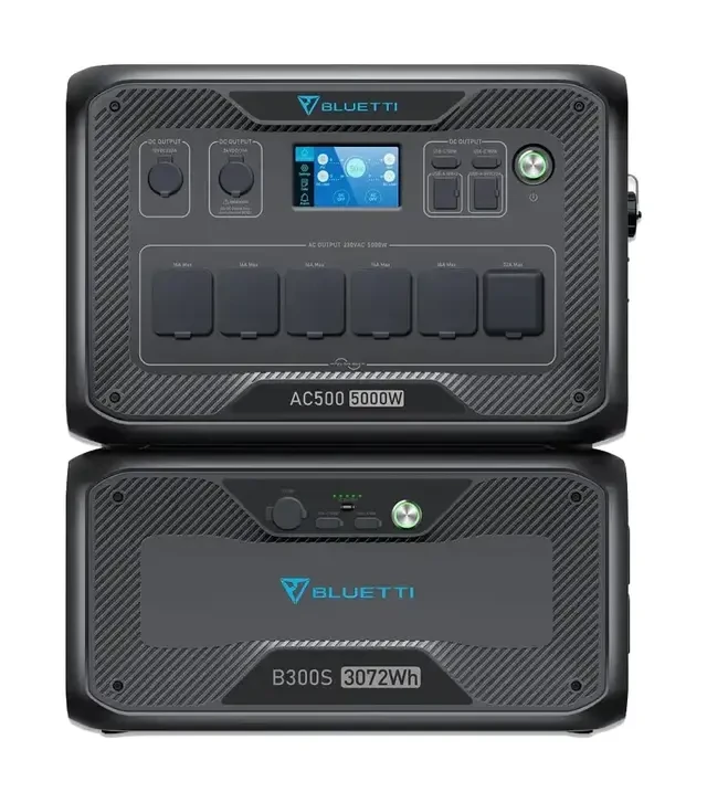 Комплект зарядных станций Bluetti AC300 + battery module B300, 2,4 кВт