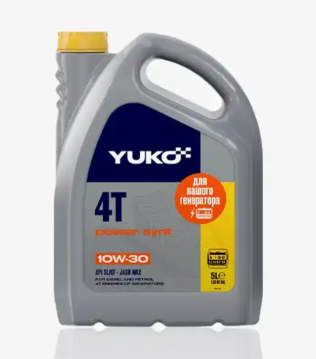 Моторное масло Yuko Power Synt 4Т 10W-30, 5 л