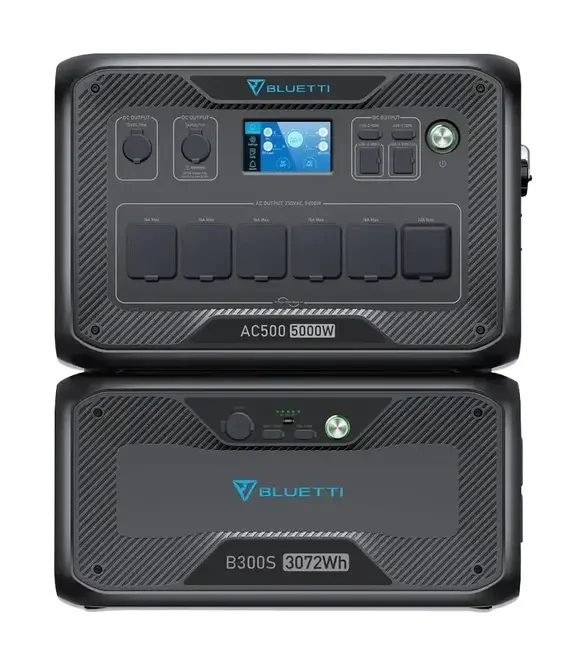Комплект зарядних станцій Bluetti AC500 + B300S Home Battery Backup, 5 кВт