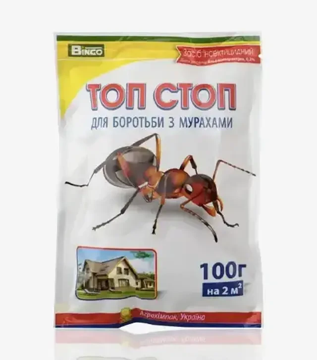 Инсектицид Топ Стоп Кристаллы, 100 г (Bingo)