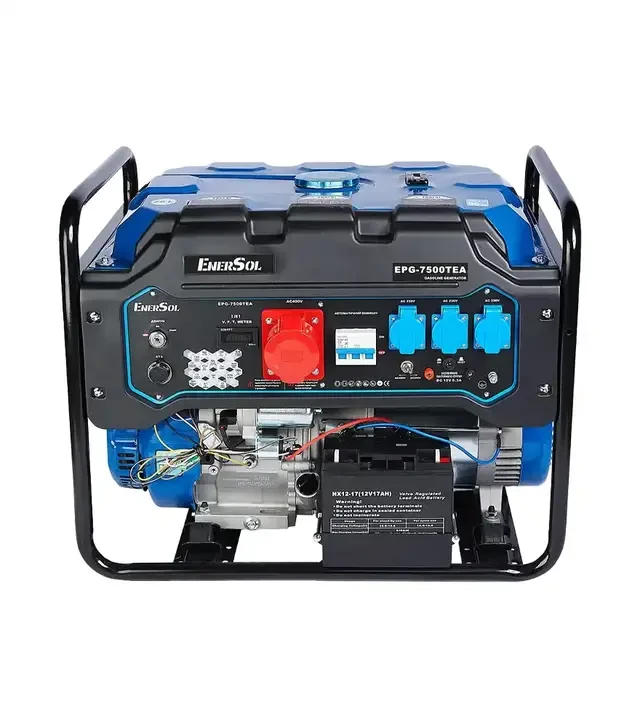 Генератор бензиновый EnerSol EPG-7500TEA, 7 кВт