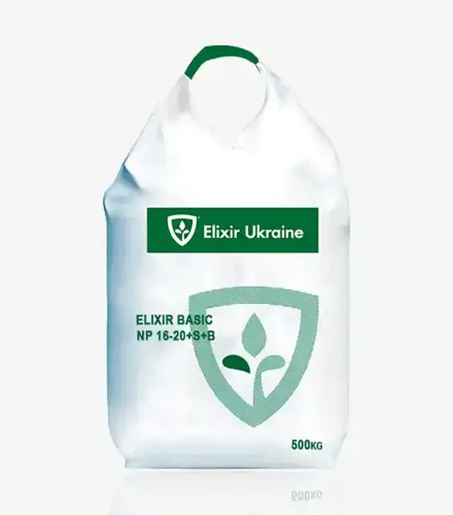 Удобрение фосфорное Elixir Basic NP 16-20+S+B (Эликсир Бейсик), 500 кг (Elixir Zorka)