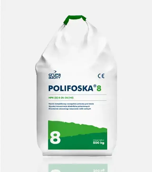Добриво комплексне Polifoska 8 Nрк(s) 8-24-24+9s (Поліфоска), 500 кг (Grupa Azoty S.A.)