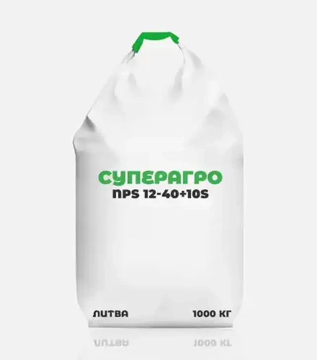 Добриво фосфорне Суперагро NPS 12-40+10S, 1 000 кг (Литва)